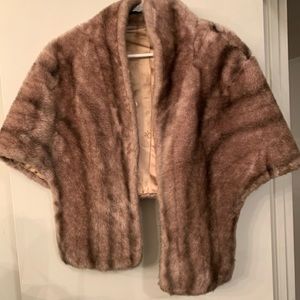 A real fur stole
